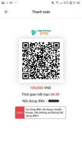 Hướng dẫn nạp tiền bằng Viettel Pay trên MMlive