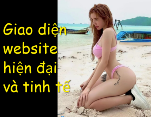 Giao diện website hiện đại và tinh tế